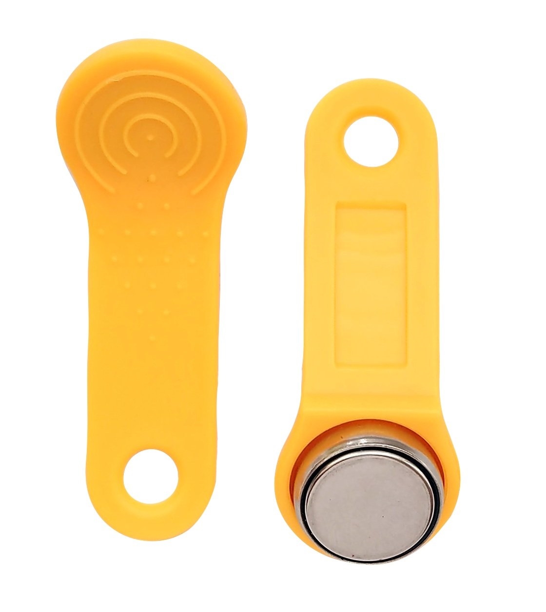 RW 1990 SLINEX (желтый): Ключ электронный Touch Memory с держателем