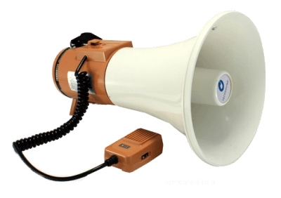 TS-125B: Мегафон с выносным микрофоном