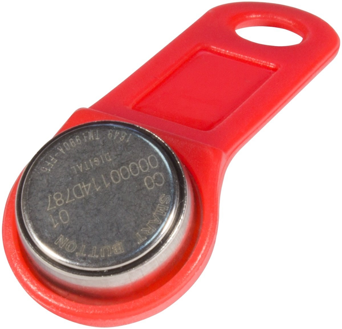 Ключ SB 1990 A TouchMemory (красный): Ключ электронный Touch Memory с держателем