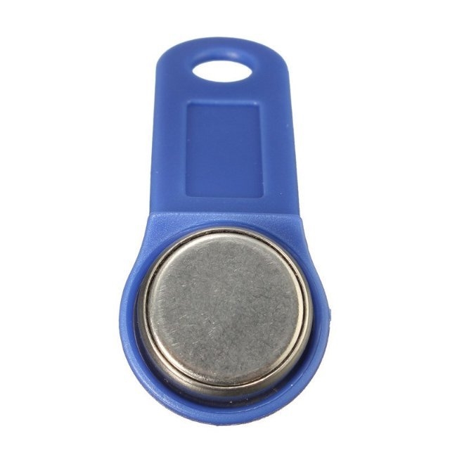 RW 1990 SLINEX (синий): Ключ электронный Touch Memory с держателем