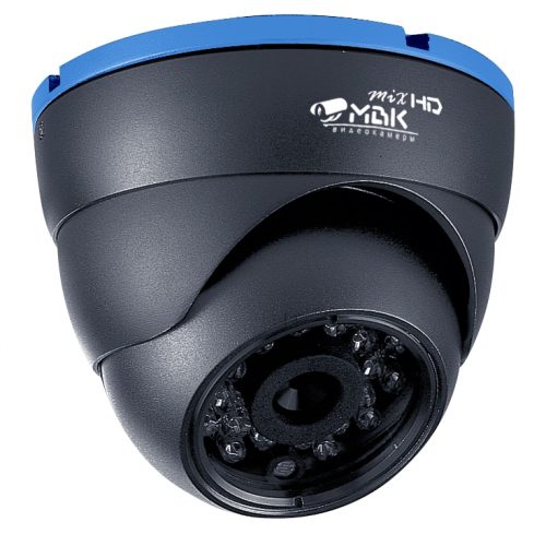 МВК-M1080 Strong (3,6): Видеокамера мультиформатная купольная уличная антивандальная