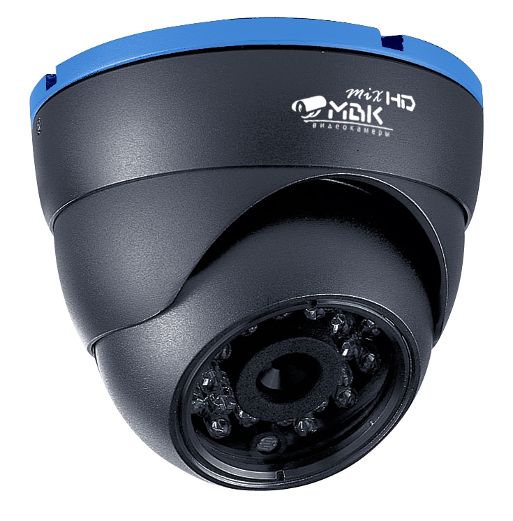 МВК-M1080 Strong (3,6): Видеокамера мультиформатная купольная уличная антивандальная