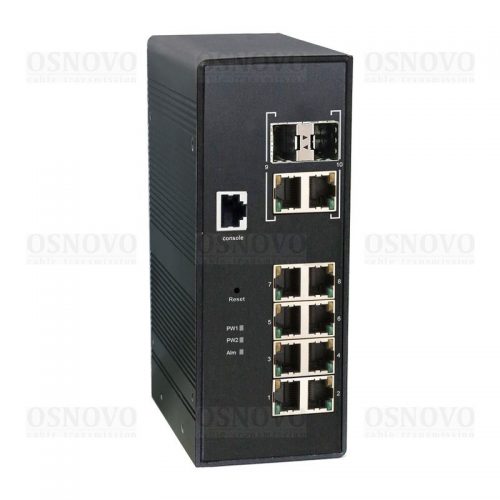 SW-80822/ILC: Промышленный PoE коммутатор Gigabit Ethernet на 10 портов