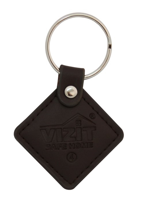 VIZIT-RF2.2 brown: Брелок proximity кожаный
