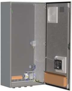 ТШ-5-В2: Шкаф монтажный с обогревом и вентиляцией
