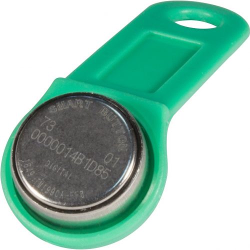 DS 1990А-F5 (зеленый): Ключ электронный Touch Memory с держателем
