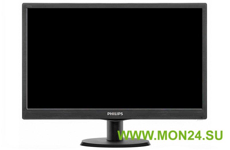 PHILIPS 193V5LSB2 (10/62) 18,5" черный: Монитор LCD 18,5'', 16:9, 1366х768 TN