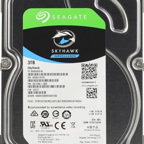 HDD 3000 GB (3 TB) SATA-III SkyHawk (ST3000VX010): Жесткий диск (HDD) для видеонаблюдения