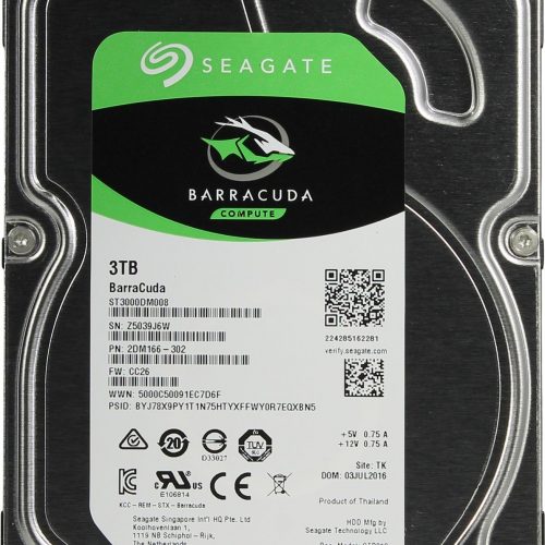 HDD 3000 GB (3 TB) SATA-III Barracuda (ST3000DM008): Жесткий диск (HDD)