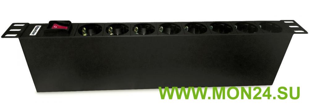 SHT19-8SH-S-IEC: Блок розеток для 19" шкафов