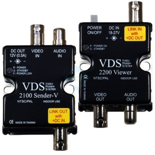 VDS 2100/2200: Удлинитель видео-, аудиосигнала, напряжения питания по коаксиальному кабелю