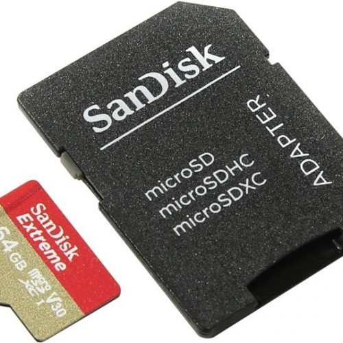 SDSQXAF-064G-GN6MA: Карта памяти microSDXC, 64 ГБ, Class 10