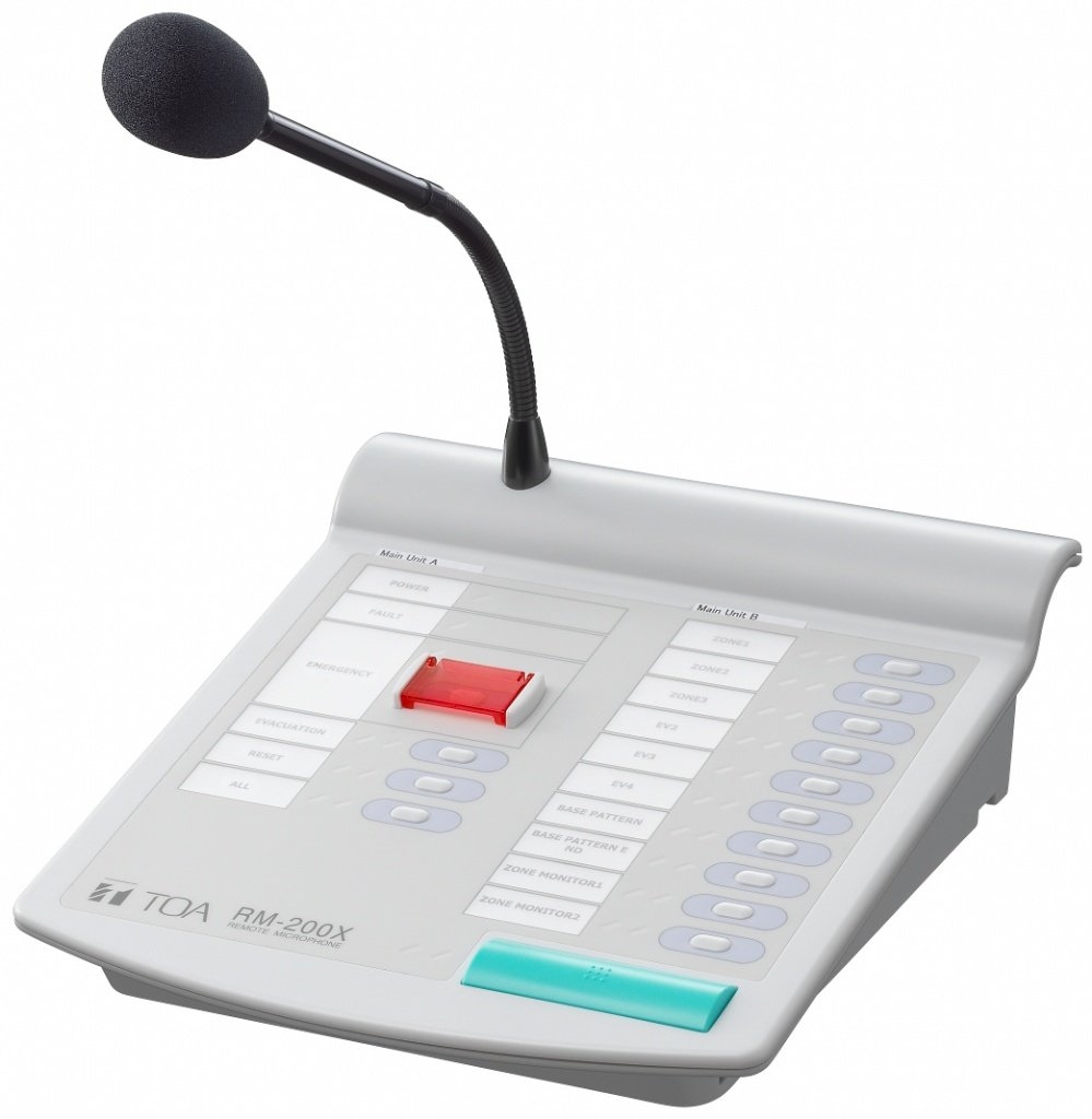 RM-200X S (TOA): Микрофонная панель