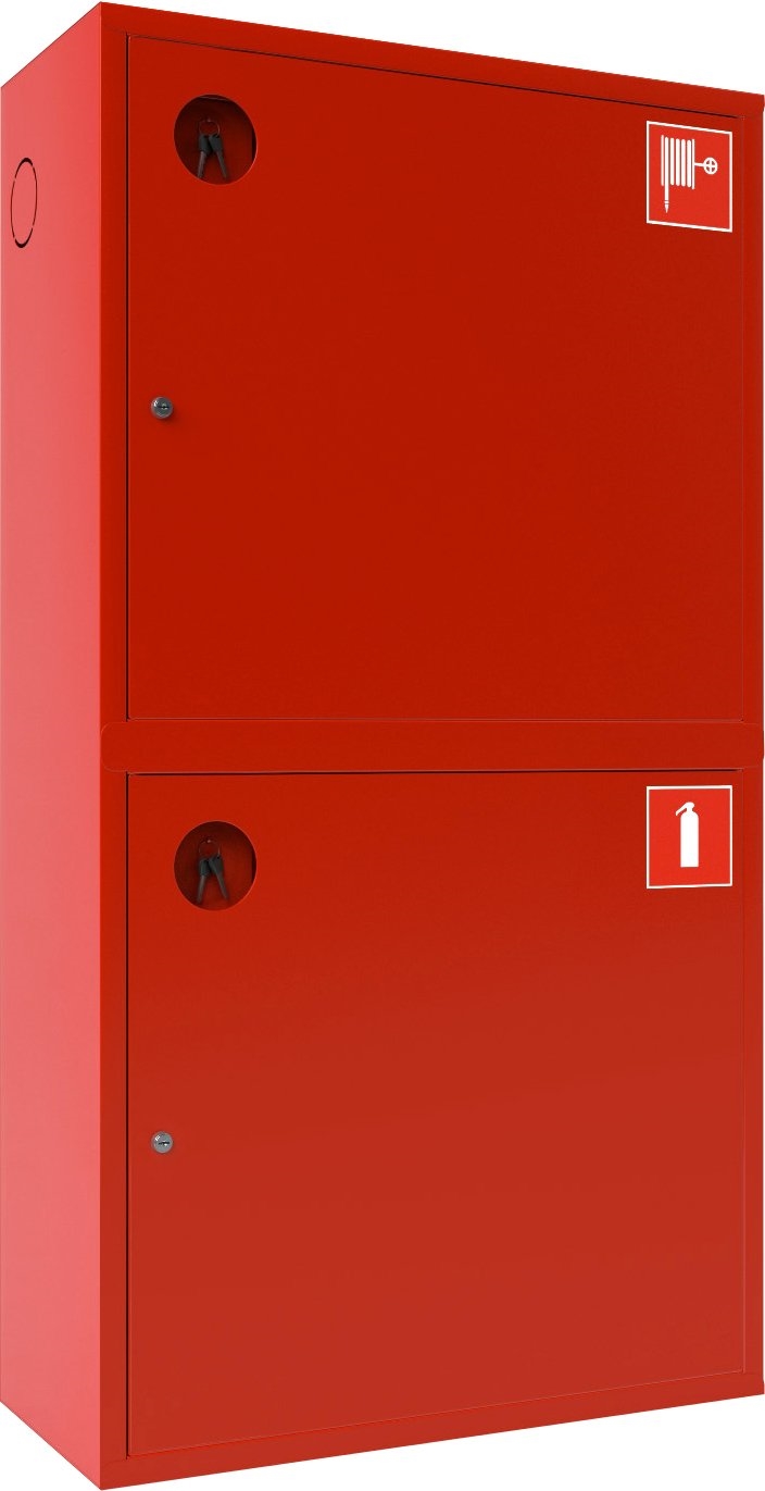 Ш-ПК-О-003НЗК (ПК-320НЗК): Шкаф пожарный навесной закрытый красный