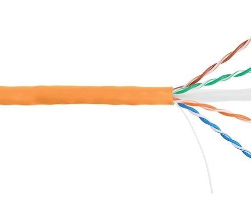 U/UTP 4pair, Cat6, Solid, In, LSZH (4140C-OR), кабель витая пара (LAN) для структурированных систем связи: Кабель витая пара (LAN) для структурированных систем связи