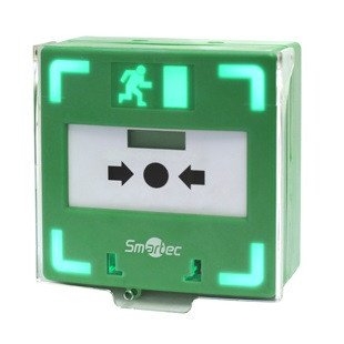 ST-ER116TLS-GN: Устройство разблокировки двери с восстанавливаемой кнопкой активации