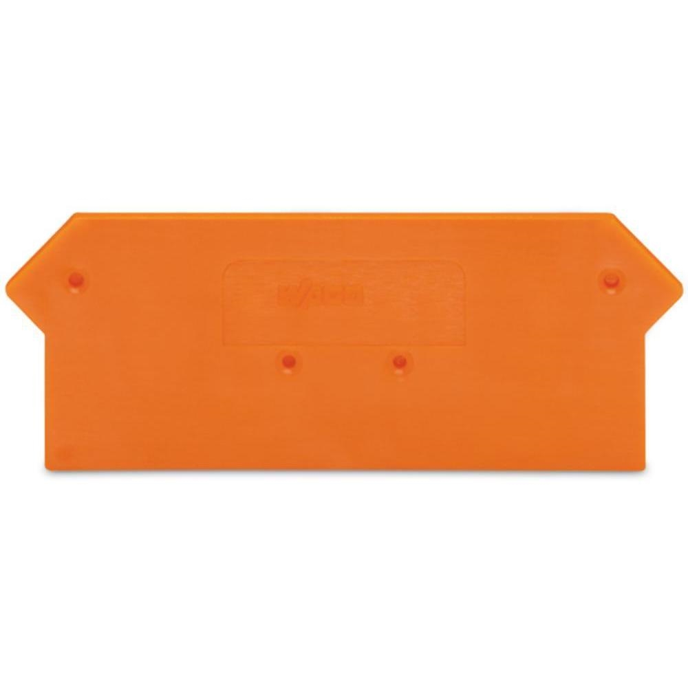 WAGO 280-326 торцевая и промежуточная пластина, оранжевая: Торцевая и промежуточная пластина