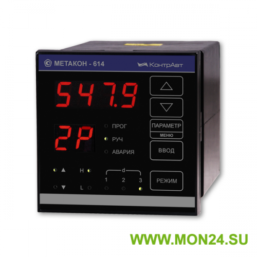 МЕТАКОН-614 программные ПИД-регуляторы Регуляторы температуры, Измерители, Сигнализаторы, ПИД регуляторы температуры, терморегуляторы