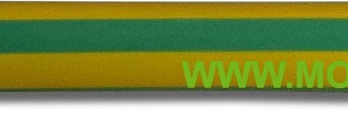 Термоусаживаемая трубка 9,5/4,7 мм, желто-зеленый (2NF20195GY): Термоусаживаемая трубка, самозатухающая