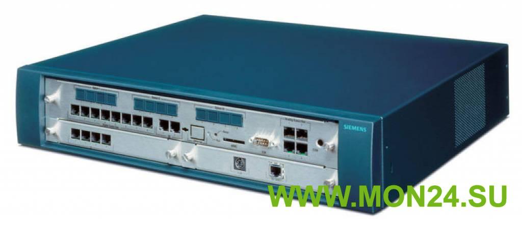HiPath 3300 V9 220V 2BRI/8xUP0/4xa/b/EVM: Базовая cистема с PSU