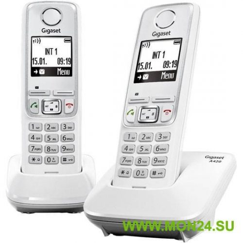 Радиотелефон Gigaset A420 DUO RUS White