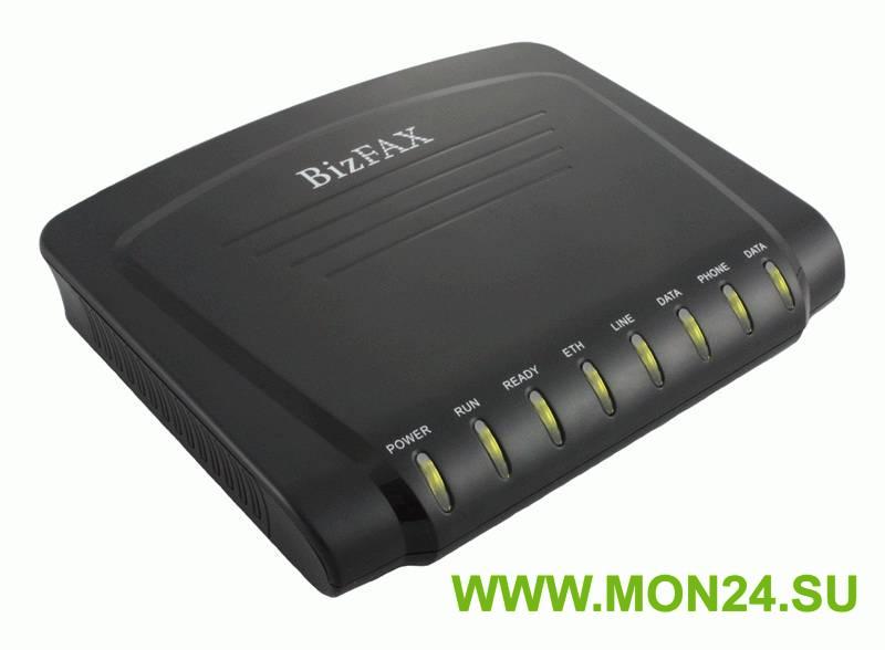 BizFAX E200: Факс-сервер, 2 FXO, 1 FXS, 1 RJ45