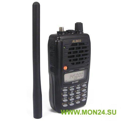 Alinco DJ-V47 + EBP-64 (1600 мАч) + быстрое ЗУ EDC-144: Портативная радиостанция