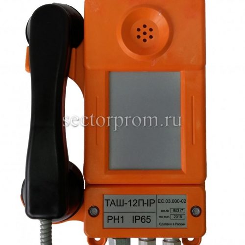 РАДИОПРО ТАШ-12П-IP: Всепогодный промышленный телефонный аппарат