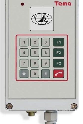 Однопортовый прибор громкой связи для абонентской линии УАТС Tema-E11.12-p65