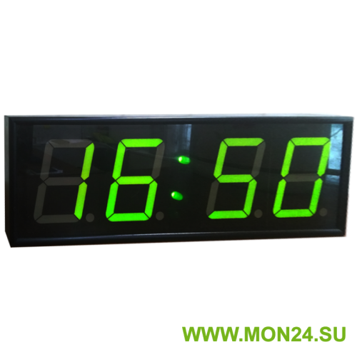 Вторичные (ведомые) электронные часы Р-100b-G