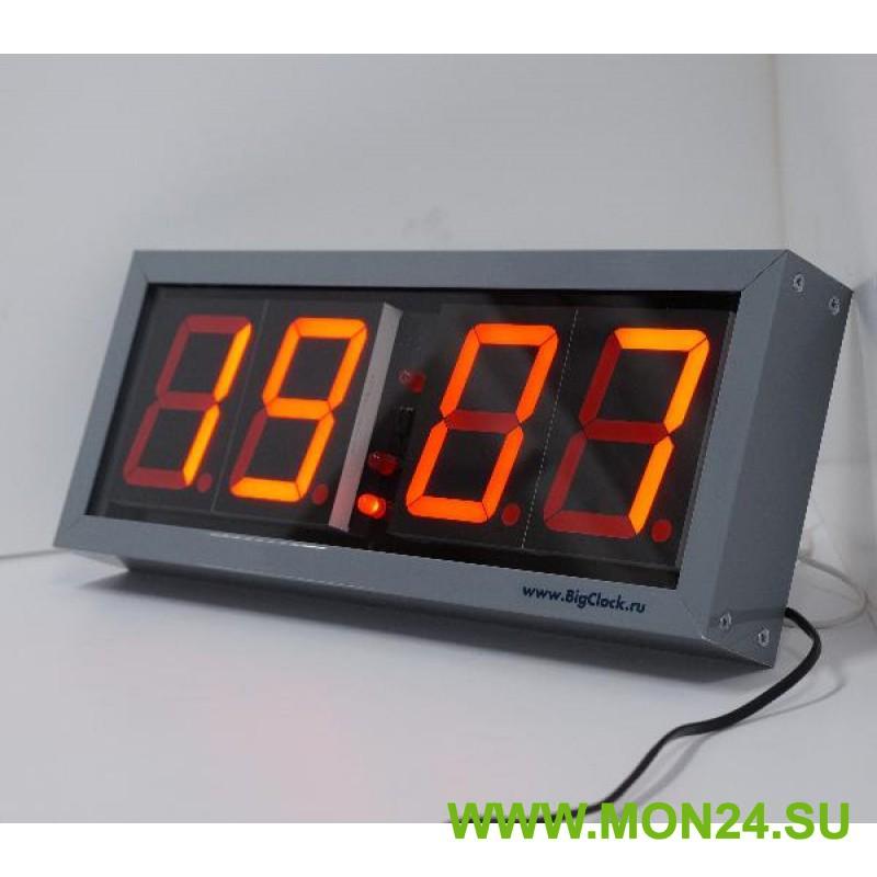 09 ОТ С (10) Электронные настенные часы 29х36см ( дата, время, температура,будильник) 