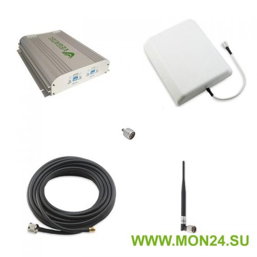 Комплект Vegatel VT-1800/3G-kit для усиления GSM/LTE 1800 и 3G (до 150 м2)