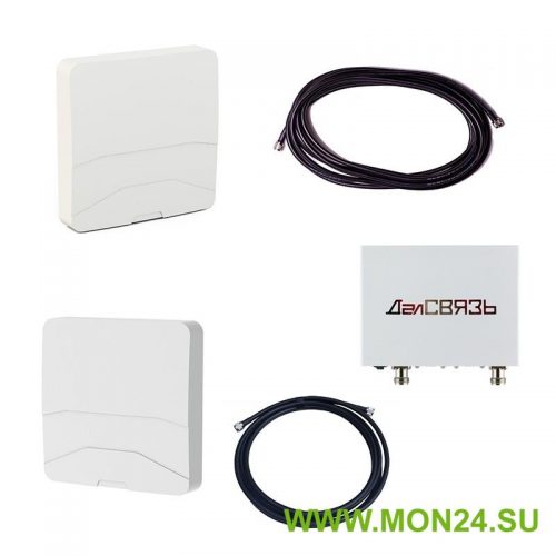 Комплект ДалCвязь DS-900/2100-17 для усиления GSM 900 и 3G (до 200 м2)