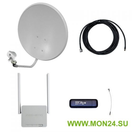 Комплект 3G/4G Дача-Про (Роутер WiFi, модем, кабель 5м, антенна 3G/4G 22 дБ)
