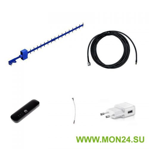 Комплект 3G Дача-Мини (Модем WiFi, кабель 5 м, антенна 3G 17 дБ)