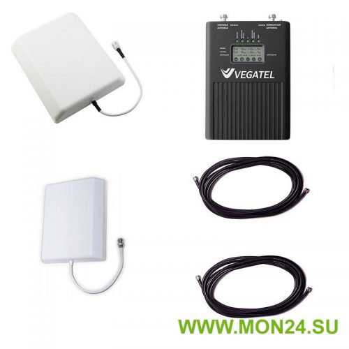 Комплект Vegatel VT2-900E/3G-kit для усиления GSM 900 и 3G (до 300 м2)