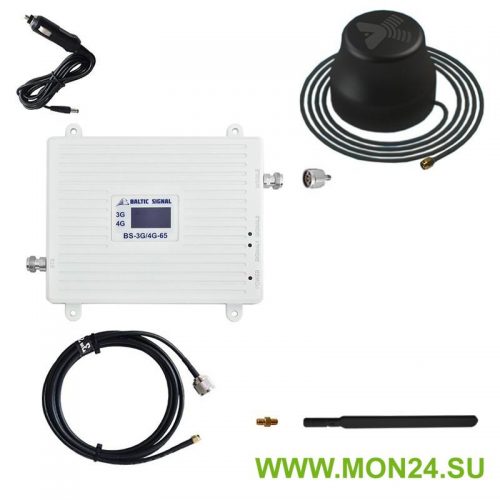 Автомобильный усилитель 3G+4G Baltic Signal BS-3G/4G-65-kit