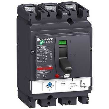 Автоматический выключатель COMPACT NSX100F  TM100D  3P3T Schneider Electric