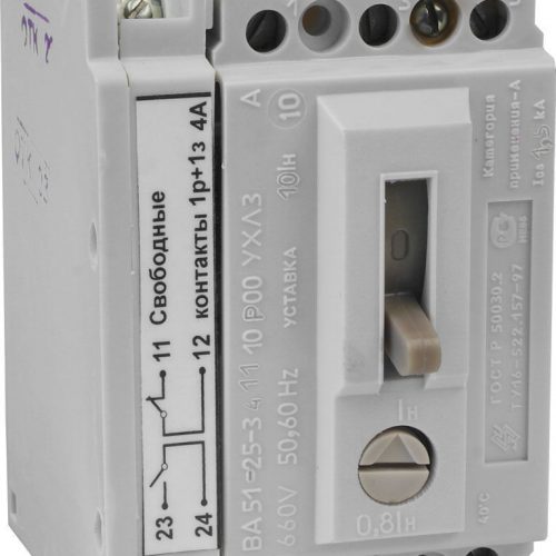 ВА 5125-341110 0.6 А (2Р): Выключатель автоматический