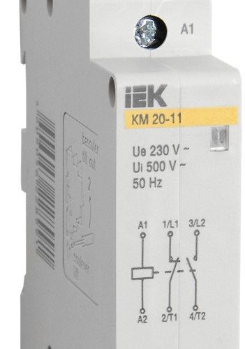 Контактор модульный КМ20-20 AC (MKK10-20-20): Контактор модульный
