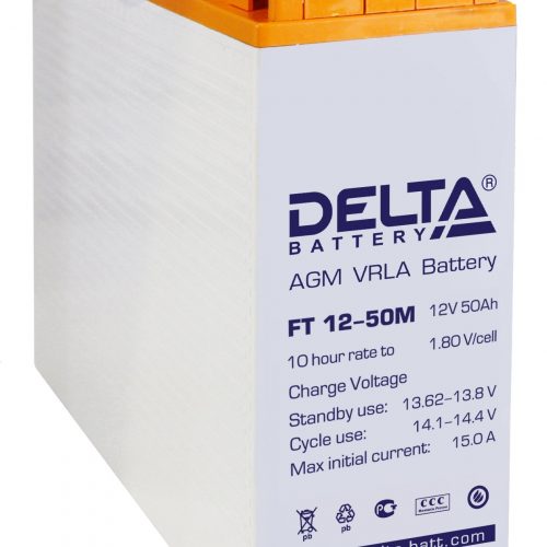 Delta FT 12-50 M: Аккумулятор герметичный свинцово-кислотный