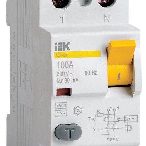 ВД1-63 2Р 80А 30мА (MDV10-2-080-030): Автоматический выключатель дифференциальный (УЗО)