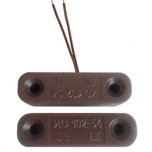 ИО 102-54 (коричневый): Извещатель охранный точечный магнитоконтактный