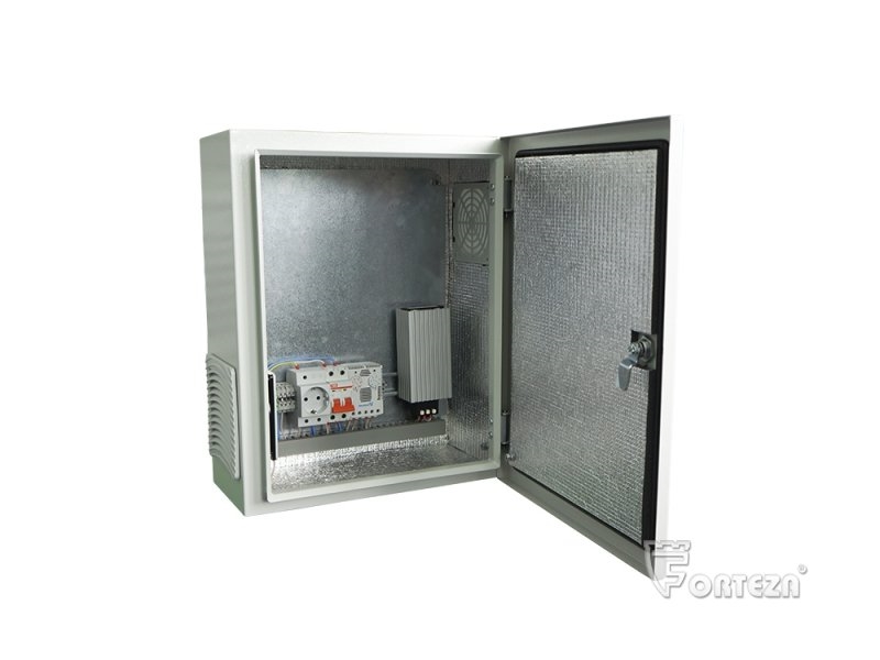 ТШУ-500.2.НВ: Шкаф с обогревателем, терморегулятором и вентилятором