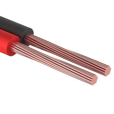 ШВПМ 2х0,50 мм², красно-черный (01-6103-3): Шнур соединительный для видео/аудиосистем