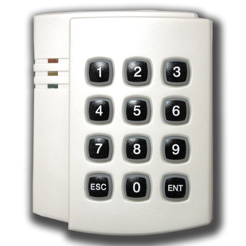 Matrix-VII (мод. EH Keys) светлый (Matrix-IV-EH Keys): Считыватель proxi-карт со встроенной клавиатурой