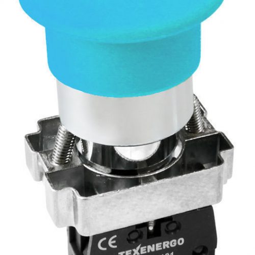LAY5-BС61 Грибок синий 1з: Кнопочный выключатель