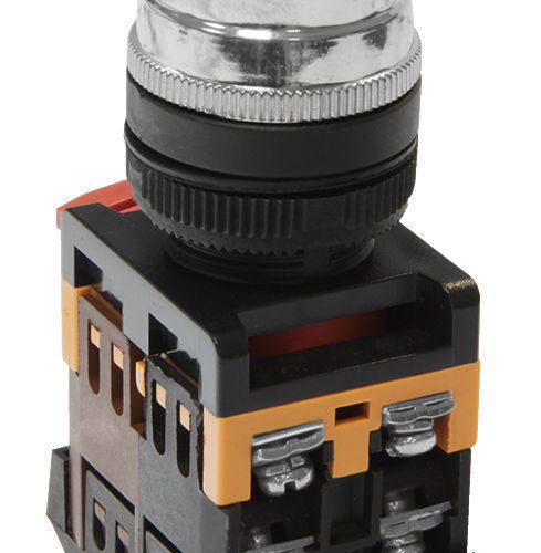 ABLF-22 желтая с подсветкой 1з+1р 230В: Кнопочный выключатель