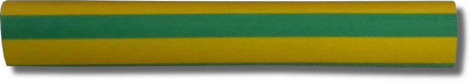 Термоусаживаемая трубка 9,5/4,7мм, желто-зеленый (2NF20195GY): Термоусаживаемая трубка, самозатухающая