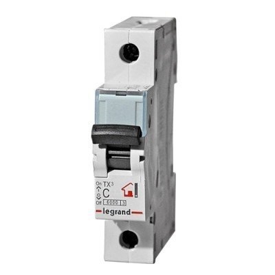 Автоматический выключатель DX3 1П С20A 6000/10kA (407671): Автоматический выключатель